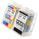 BC-311/BC-346/BC-366 3色カラー + BC-310/BC-345/BC-365 顔料ブラック 4色セット キヤノン(Canon)互換詰め替えインク PIXUS MP493 MP490 MP480 MP280 MP270 MX420 MX350 iP2700 TS3130S TS3130 TS203 TR4530 TS3330 TS3530 A.I.S製品