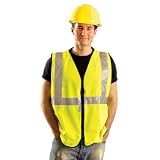 Occunomix LUX-SSGZ-YL Class 2 High Visibility Premium Solid Standard Vest, Large, Yellow by Occunomi
