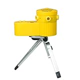 Enhong 4in1 レーザーレベル 三脚セット 十字/水平/垂直/ドットレーザー 家庭用
