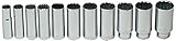 Wright Tool 402 1/2" Drive 12 Point Deep Socket Set, 1/2" - 1-1/8" (11-Piece) [並行輸入品]