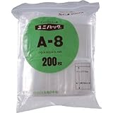 生産日本社:セイニチ 「ユニパック」 D-8 120×85×0.08 200枚入 D-8 型式:D-8（1セット:200枚入）