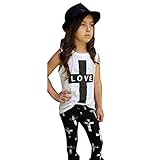 AmazingDeal 子供服 男の子 女の子 短袖 快適 春秋 夏装 スポーツ風 上装下装2点綿製品 トップス Ｔシャツ、ロングパンツ 衣装 (110（４-５歳）)