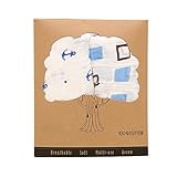 毛布ベビーシャワーやグレート保育園ギフトを受け取った2パック認定綿100％オーガニックモスリン押さえつけるソフト2レイヤコットン (Y-405)