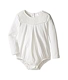 [キム カーダシアン] Kardashian Kids ガールズ Bodysuit with Burnout Bodice (Infant) ワンピース Ivory 6M [並行輸入品]