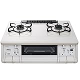 ガスコンロ（ガステーブル）パロマ PA-360WHA-L プロパンガス用(LPG)左大バーナー 水無し両面焼きグリル