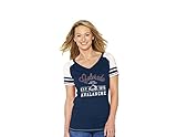 NHL Colorado AvalancheレディースクルーネックTシャツ、ブラック、スモール