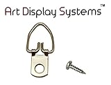 広告矢印ヘッドDリング画像Hangers with Screws – Pro品質 – 100パックbyアート表示システム