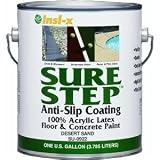 Complementaryコーティングsu0922092 – 01 insl-x Sureステップアクリル滑り止めコンクリートコーティング、1ガロン、砂漠砂