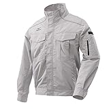 空調服 ミズノ mizuno エアリージャケット(ファンなし) C2JE8180 グレー M