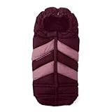 7A.M. ENFANT Blanket 212 Chevron Met.Plum/Met.Lilac ベビーカーフットマフ SIZE(0-4T）