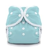 Thirsties Duo Wrap Snap Diaper Cover, Aqua, Size 2 by Thirsties