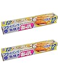 エムエーパッケージング アルミホイル 魚焼きホイル フライパン用 シルバー 油なしでもくっつかない 幅25cm×長さ12m 2個セット