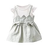 花千束　蝶結び　重ね風　ワンピース　半袖　女の子　ベビー服　夏服　子供服　春　夏　ガールズ　韓国風　可愛い　ドレス　普段着/お出かけ/出産祝い/誕生日/子供の日　プレゼント　チュニック　70cm-10
