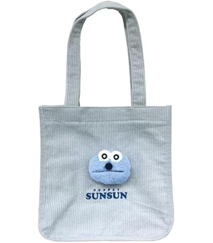 ☆新品☆パペットスンスン もふもふトートバッグ ＆ ぬいぐるみ付きポーチ Amazon.co.jp: [ティー・シー・ピー] パペットスンスン もふもふ