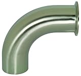 Dixon B2CM-R300 316SS Polished 90 Degree Clamp, Weld Elbow, 3 by Dixon