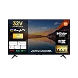 Xiaomi 32V型 テレビ Google TV ネット動画対応 スマートテレビ Dolby Audio DTS-X MEMC対応 音声検