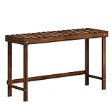 フラワースタンド園芸ラック床に立つ木製屋外バルコニー多肉植物多段炭化 (色 : 98cm L)