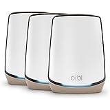 NETGEAR Orbi WiFi6 AX6000 メッシュWiFi 3台セット 無線LANルーター 11ax トライバンド RBK863S 無償メーカー3年保証 10G WANポート搭載 NETGEAR Armor トータルセキュリティ初年度無料【