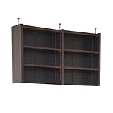 JKプラン 1cmピッチ 買いたせます書棚 薄型 本体用上置き 幅92 ダークブラウン ga-059 ga-059-db