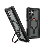 URBAN ARMOR GEAR 【UAG】 Galaxy S25Ultra 用 マグネット対応 PLASMA XTE ブラック/オレンジ 【日本正規代理店製品】 UAG-GLXS25U-TXM-B/O