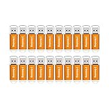 USB メモリ 2GB J-boxing 20本セット 低容量 USB 2.0 フラッシュドライブ （オレンジ）