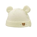 MIKIHOUSE(ミキハウスベビー)お耳つき！無撚糸パイル素材のふんわりベビーフード フリー(36-40cm),白