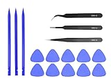 Laptop desktop Repair Tool: 3 Pcs ESD Tweezer Set Opening Picks and Spudger [並行輸入品]