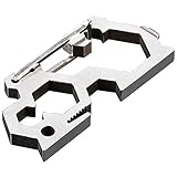 MIRAIS 六機能内蔵 カラビナ型 マルチツール 2個セット ステンレス 六角レンチ 栓抜き MR-6KRBN