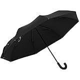 折り畳み傘 雨傘 メンズ BURBERRY モノグラムプリント フォールディング 8024788 A1189 ブラック [並行輸入品]