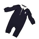 [ユーエスポロ] U.S. POLO ASSN. (BABY) ベビー服 長袖ボディースーツ USP63503NV Mサイズ
