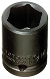 Stanley Proto J7438M 1/2-Inch Drive Impact Socket, 38mm, 6 Point by Stanley-Proto