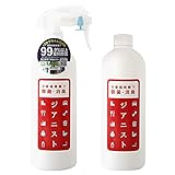 次亜塩素酸水 500ｍL 2本（計1000ｍL) スプレーヘッド1個付 原液500ppm 水で10倍希釈で10リットル分 ジアニスト 除菌 