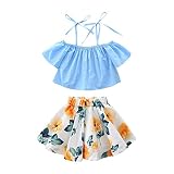 XYGJP ワンピース 子供ドレス 女の子 半袖 ｔシャツ ピアノ 入園式 卒業式 外出 ブルー
