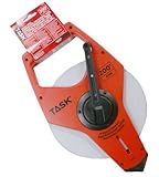 Task Tools TS741 200-Feet Open Reel Fiberglass Tape Measure with 3X Gear Drive by LCM Team - Task To