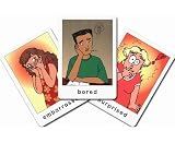 Giant Emotional Adjectives Flash Cards 形容詞のカード 【小学生・中学生向け 英語教材】