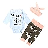 ３点セット（上着＋パンツ＋ヘアバンド）可愛い　小鹿　ベビー服　女の子　 幼児　赤ちゃん 新生児 子供服　男の子　出産祝い/プレゼント　4サイズ　70CM－80CM－90CM－95CM（6ヶ月－24ヶ月