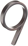 The Hillman Group 843229 5-Inch Die Cast Floating/Flush House Number, Aged Bronze [並行輸入品]
