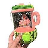 フルーツジューサー ぬいぐるみ 果物のおもちゃ 面白い 漫画のスイカ/オレンジ/バナナ 回転ジューサー 電池不要 かわいい果実おもちゃ フルーツミキサー人形 ぬいぐるみ インテリア飾り 誕生日 プレゼントにんじんミキサー (スイカ)