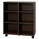 アイリスオーヤマ 収納カート 幅60×奥行29×高さ70cm ブラウンオーク SYD-6029