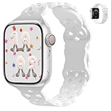 [AIYYXX] アップルウォッチ バンド 44mm 45mm 49mm 42mm 41mm 40mm 38mm 夏 涼しい エコみシリコン