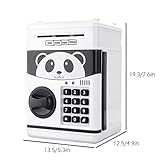 SannysisパスワードMini Piggy Bank現金コインお金Billセーフボックスロックサウンドバッテリ電源