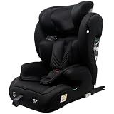 マムズキャリー MCハーネスジュニア i-Size 1歳〜11歳 チャイルドシート ジュニアシート ISOFIX取付 ロングユース 新安全基準 R129 (ブラック)