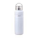 アトラス 水筒 700ml 保冷 保温 真空断熱 ステンレス マグボトル 軽量 直飲み 洗いやすい アウトドア WENS ウェンズ ホワイト 白湯 AWPB-700WH
