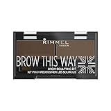 Rimmel (リンメル) RIMMEL ブロウ ディス ウェィ スカルプティング キット 002 ミディアムブラウン 3.27g