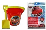 Disney Cars Sand Bucket and Shovel + Beach Ball Set by Unknown