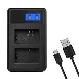 forソニーカメラ電池 充電器NP-FW 50バッテリ充電器 forソニーa 6000、a 6300、a 6400NP-FW50充電器 2個同時急速充電 USBチャージャー
