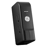 GE 13456 Travel Surge 3 Outlet 350J 2 USB Ports (2.4A)? Foldable Prongs [並行輸入品]