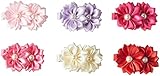 HBLIFE ６点セット ベビー キッズ ヘアアクセサリー ヘアクリップ 髪留め 髪飾り お花 お姫様 誕生日 パーティ 記念日 イベント 写真撮影 赤ちゃんヘアピン