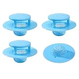 4pcsバスタブDrainプロテクターヘアキャッチャー/ Strainer / Snare /フィルタ/ストッパー廃棄物プラグNet Drain Bath kitchen-largeワイドリム2.2