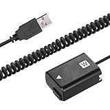5V USB NP-FW50ダミーバッテリー パックカプラー アダプター ソニーA7 A7II A7R A7S A7RII A7SII A6